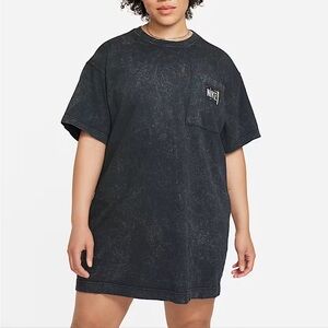 Nike Black Tee Shirt Dress Size M NWT